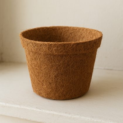 Maceta de fibra de coco de 16 cm